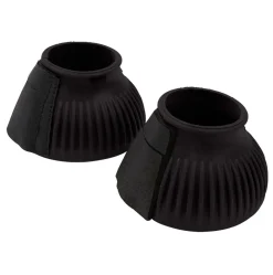Mackey Ribbed Bell Boots With Touch Tape