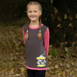 Merry Go Round Long Sleeve T-Shirt by Little Rider