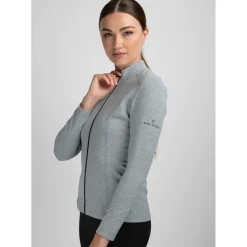 Mochara Grey Melange Rib Jacket