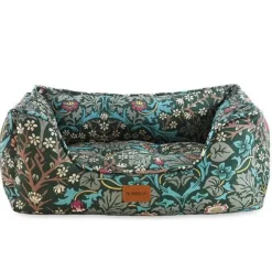 Morris & Co Blackthorn Print Square Bed