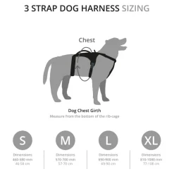 Mountain Paws 3-Strap Dog Harness