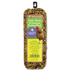 Natures Grub Garlic, Herbs & Seaweed Pecking Block