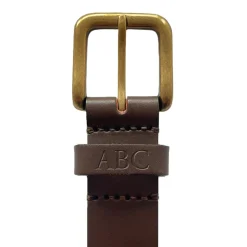 Pampeano Azules Leather Polo Belt