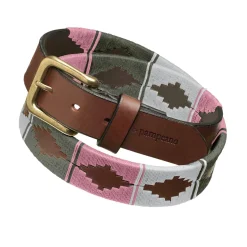 Pampeano Frambuesa Leather Polo Belt