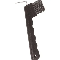 Perry Equestrian Hoof Pick & Brush with Wave Grip Handle
