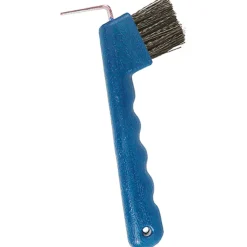 Perry Equestrian Hoof Pick & Brush with Wave Grip Handle