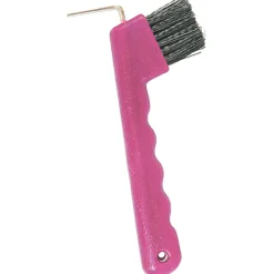 Perry Equestrian Hoof Pick & Brush with Wave Grip Handle