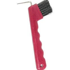 Perry Equestrian Hoof Pick & Brush with Wave Grip Handle