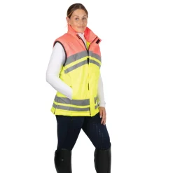 Reflector Two Tone Gilet by Hy Equestrian