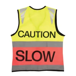 Reflector Two Tone Warning Tabard by Hy Equestrian - Caution Slow