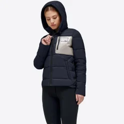 Rider's Gene Nylon Quilted Hooded Puffer Jacket