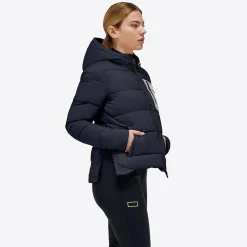 Rider's Gene Nylon Quilted Hooded Puffer Jacket