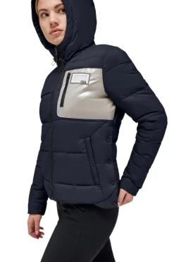 Rider's Gene Nylon Quilted Hooded Puffer Jacket