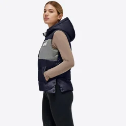 Rider's Gene Nylon Quilted Hooded Puffer Vest