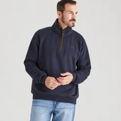 Ridgeline Mens Brancaster 1/4 Zip Top