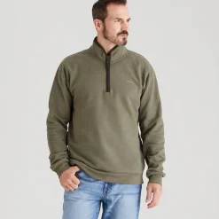 Ridgeline Mens Brancaster 1/4 Zip Top
