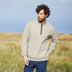Ridgeline Mens Brancaster 1/4 Zip Top