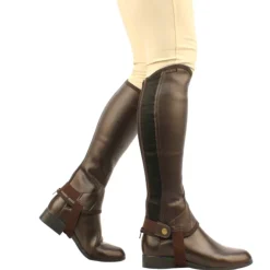Saxon Equileather Half Chaps - Adults