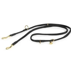 Shires Digby & Fox Rolled Leather Training Lead
