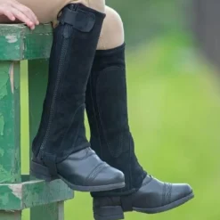 Shires Moretta Suede Childs Half Chaps
