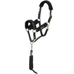 Shires ARMA Faux Fur Logo Headcollar & Lead Rope