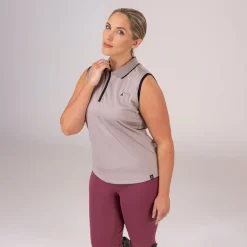 Shires Aubrion Ladies React Sleeveless Tech Polo