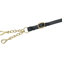 Shires Blenheim Leather Lead Rein with Small Newmarket Chain