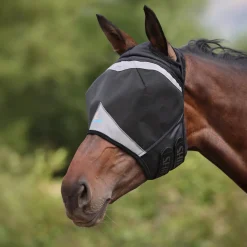 Shires FlyGuard Pro Fine Mesh Fly Mask With Ear Hole