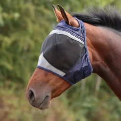 Shires FlyGuard Pro Fine Mesh Fly Mask With Ear Hole