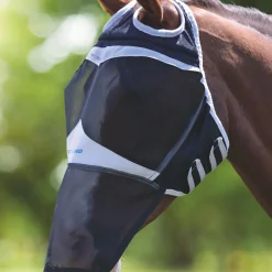 Shires FlyGuard Pro Fine Mesh Fly Mask With Ear Hole & Nose
