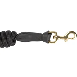 Shires Velociti Lusso Leather Lead Rope
