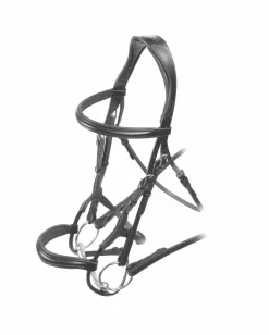 Shires Velociti RAPIDA Rolled Padded Cavesson Bridle