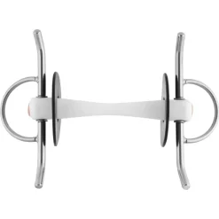 Sprenger Nathe Full Cheek Snaffle 20mm Flexible Mullen Mouth