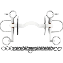 Sprenger Nathe Pelham Hard Mullen Mouth 15mm With 5.5cm Port Cheeks