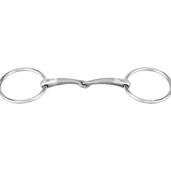 Sprenger Satinox Loose Ring Snaffle 12mm Stainless Steel Single Jointed 70mm Ring