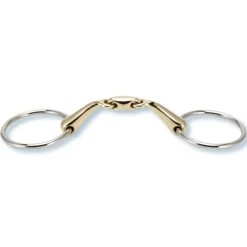 Stubben 2223 Anatomic Loose Ring Stainless Steel Double Broken Snaffle
