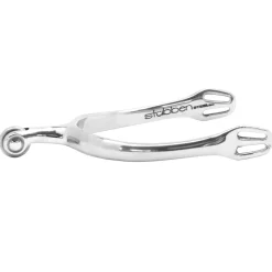 Stubben 1173 Dynamic Dressage Spurs with Smooth Wheel
