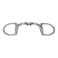 Stubben 2451 Easy Control Double Broken Anatomic Stainless Steel D-Ring Bit