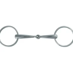 Stubben 2226 Loose Ring Stainless Steel Single Jointed Snaffle