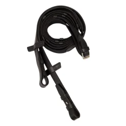 Stubben Narrow Web Reins with 5 Leather stops and hooks