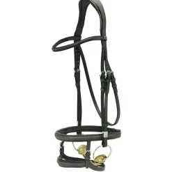 Stubben 2700 Pro-Jump Tandem Noseband Snaffle Bridle