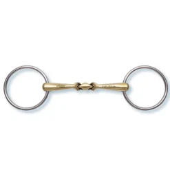 Stubben 2423 Quick Contact Loose Ring Double Broken Snaffle