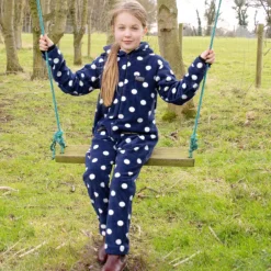 Supreme Products Child's Dotty Fleece Onesie