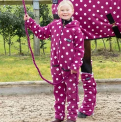 Supreme Products Child's Dotty Fleece Onesie