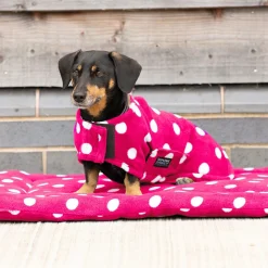 Supreme Products Dotty Fleece Dog Coat