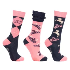 The Princess and the Pony Socks by Little Rider - Pack of 3