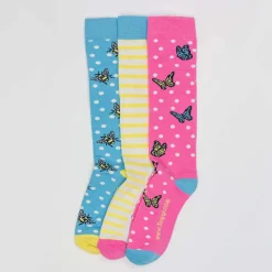 Toggi Butterfly And Bee - Ladies 3 Pack Of Socks