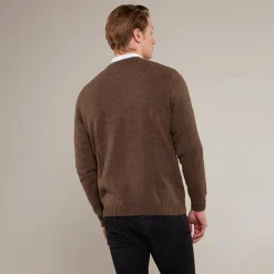 Toggi Men's Cove V Neck Argyle Jumper