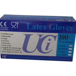Trilanco Gloves Latex Examination (100 Pack)
