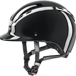 Uvex Exxeed Shiny Chrome Riding Helmets